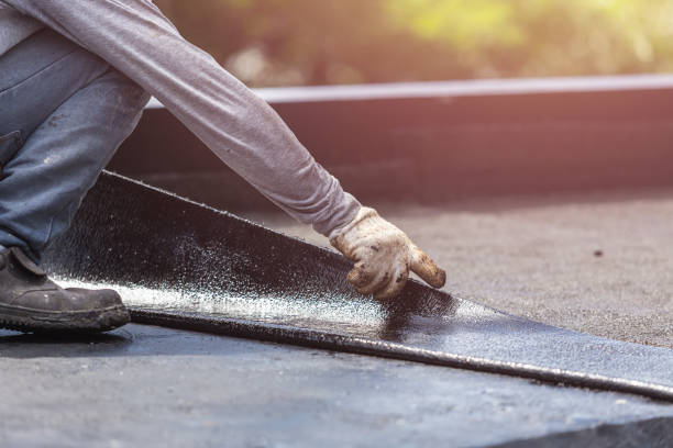 Professional Basement Waterproofing technician working in Warren, NJ